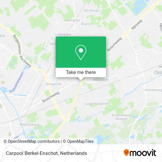 Carpool Berkel-Enschot map