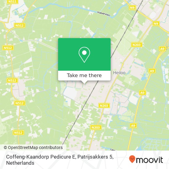 Coffeng-Kaandorp Pedicure E, Patrijsakkers 5 map