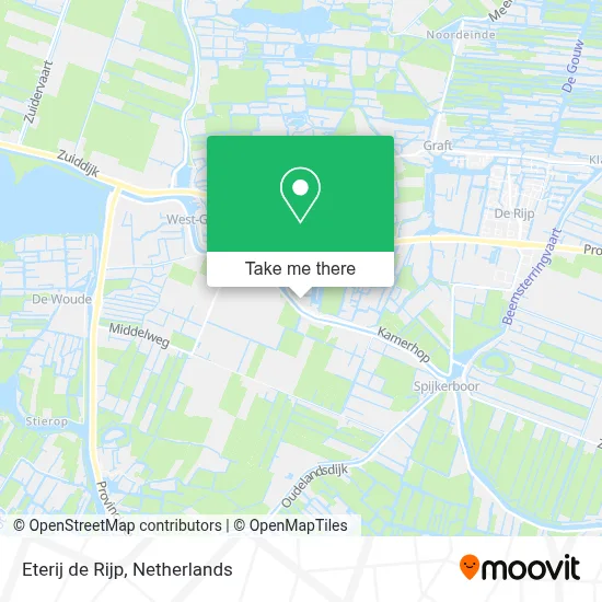 Eterij de Rijp, Groenedijk 6 Karte