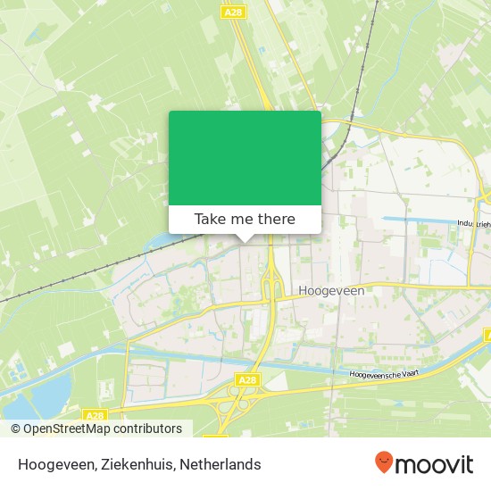 Hoogeveen, Ziekenhuis map