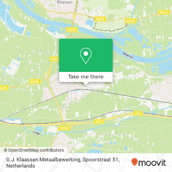 G.J. Klaassen Metaalbewerking, Spoorstraat 51 map