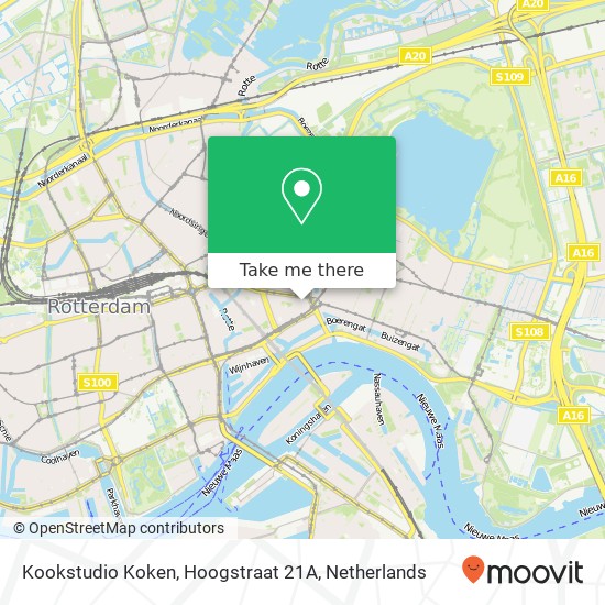 Kookstudio Koken, Hoogstraat 21A map