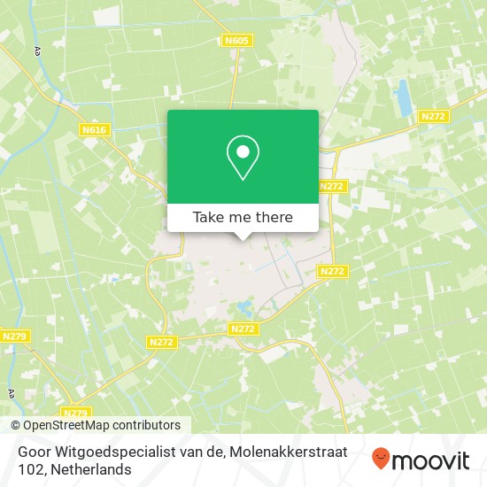 Goor Witgoedspecialist van de, Molenakkerstraat 102 map