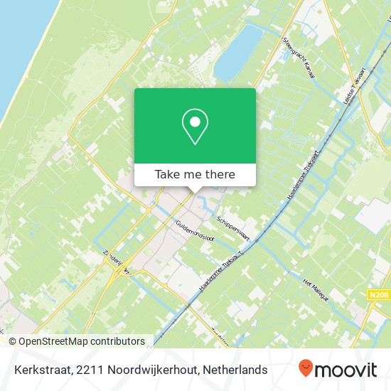 Kerkstraat, 2211 Noordwijkerhout Karte