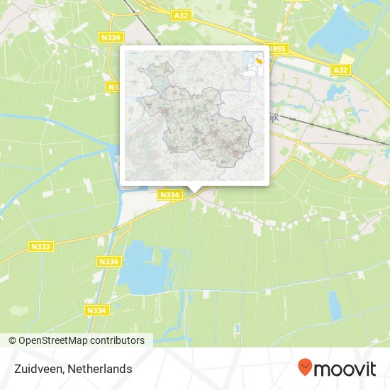 Zuidveen Karte