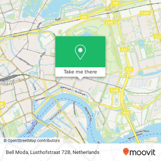 Bell Moda, Lusthofstraat 72B map