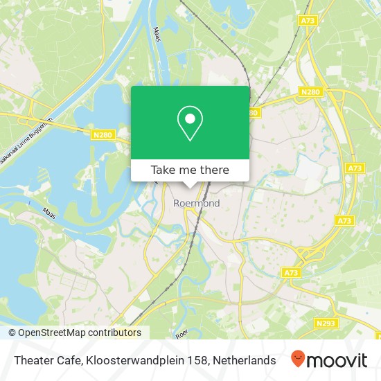 Theater Cafe, Kloosterwandplein 158 Karte