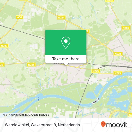 Wereldwinkel, Weverstraat 9 Karte