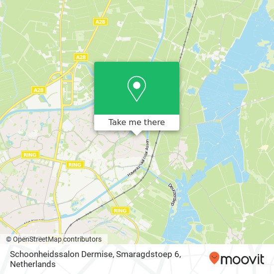 Schoonheidssalon Dermise, Smaragdstoep 6 map