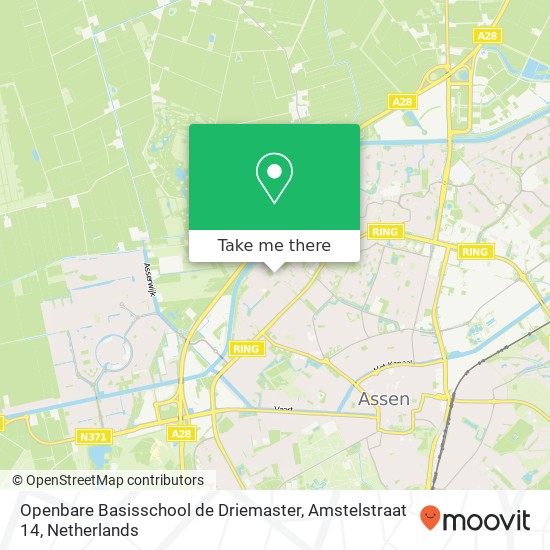 Openbare Basisschool de Driemaster, Amstelstraat 14 map