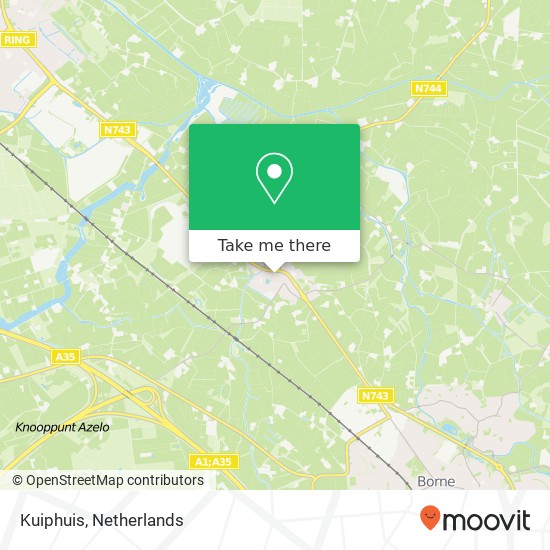 Kuiphuis map