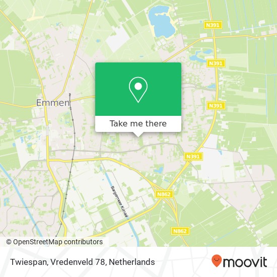 Twiespan, Vredenveld 78 map