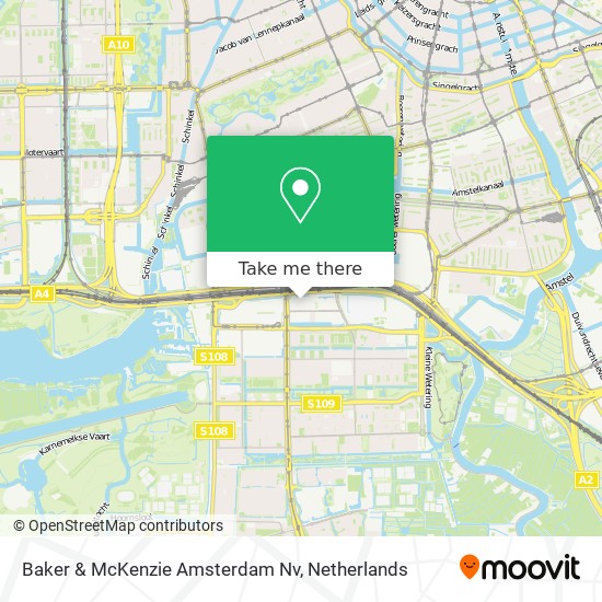 Baker & McKenzie Amsterdam Nv Karte