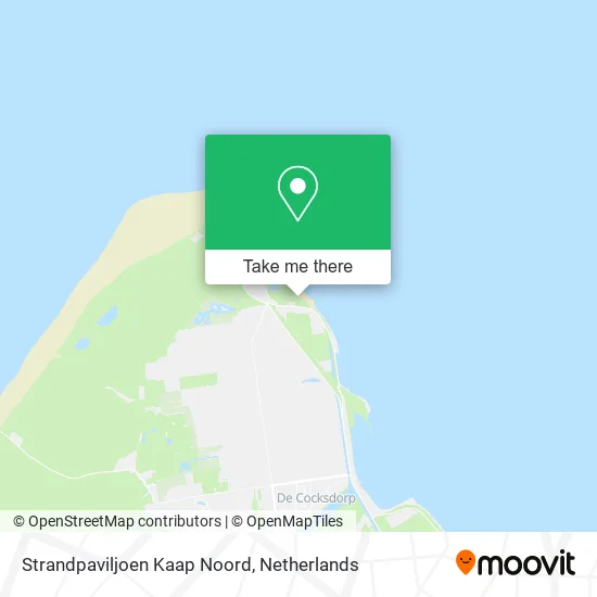 Strandpaviljoen Kaap Noord map