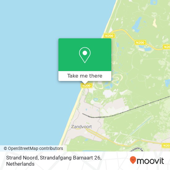 Strand Noord, Strandafgang Barnaart 26 map