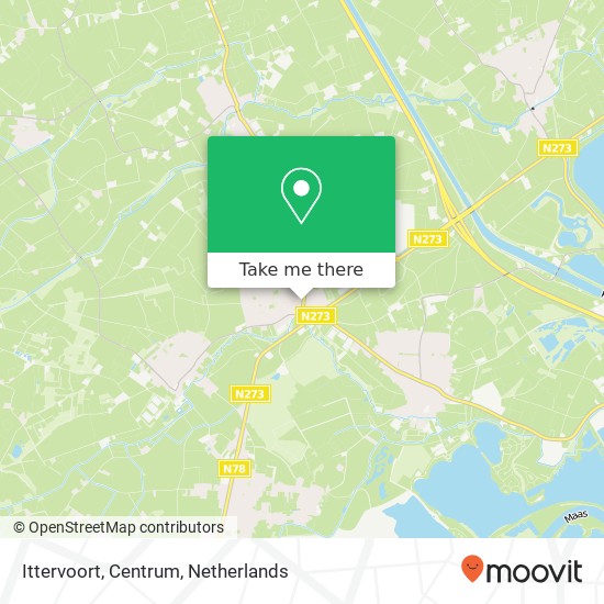 Ittervoort, Centrum map