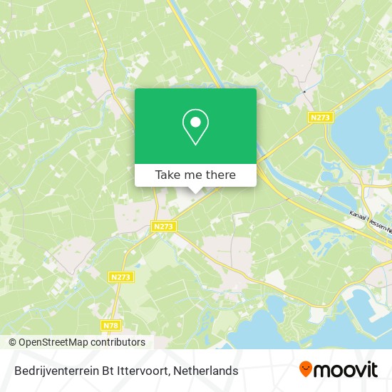 Bedrijventerrein Bt Ittervoort map