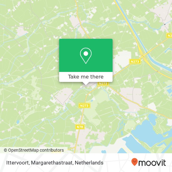 Ittervoort, Margarethastraat map
