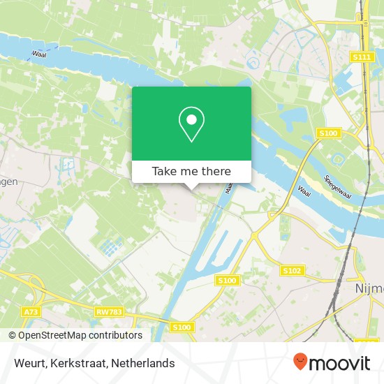 Weurt, Kerkstraat map