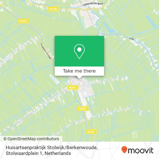 Huisartsenpraktijk Stolwijk / Berkenwoude, Stolwaardplein 1 map