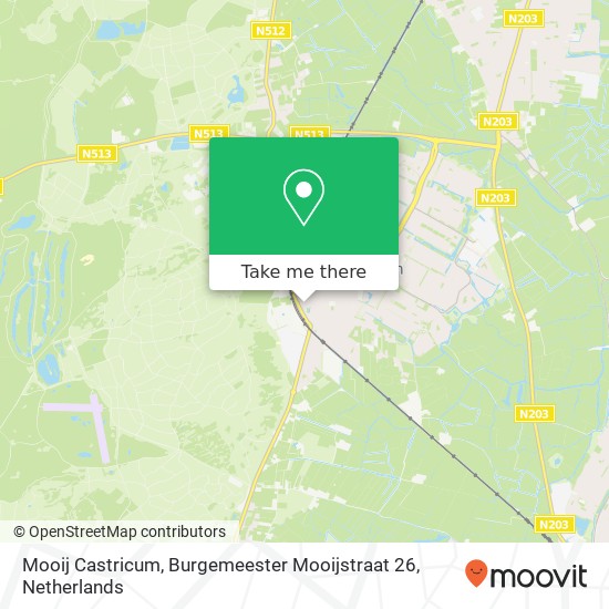 Mooij Castricum, Burgemeester Mooijstraat 26 map