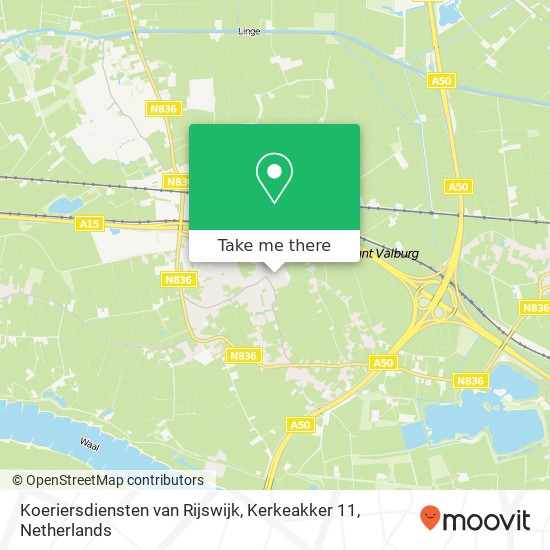 Koeriersdiensten van Rijswijk, Kerkeakker 11 Karte