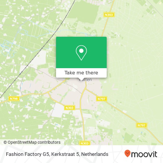 Fashion Factory G5, Kerkstraat 5 map