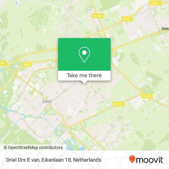 Driel Drs E van, Eikenlaan 18 map