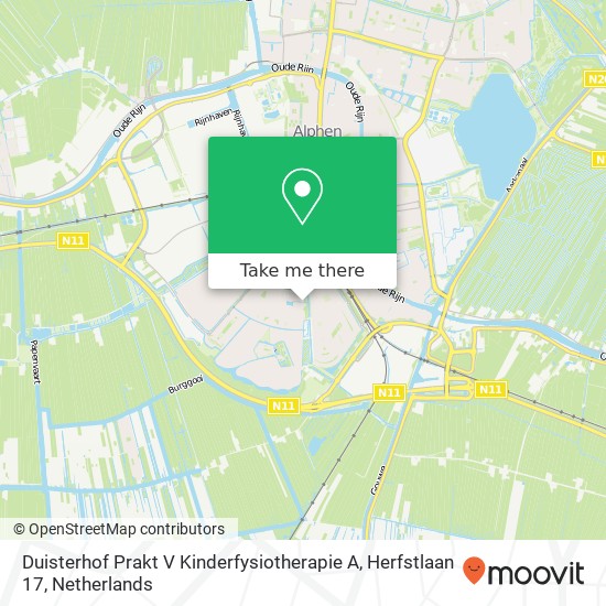 Duisterhof Prakt V Kinderfysiotherapie A, Herfstlaan 17 map