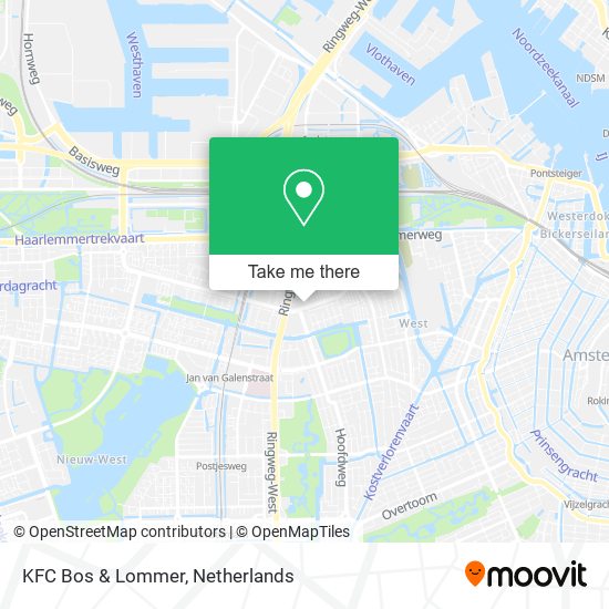 KFC Bos & Lommer map