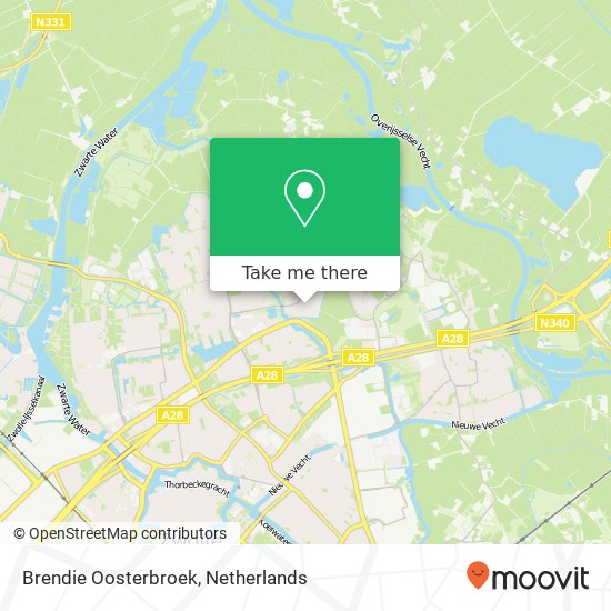 Brendie Oosterbroek map