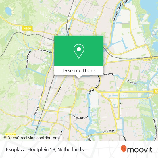 Ekoplaza, Houtplein 18 map