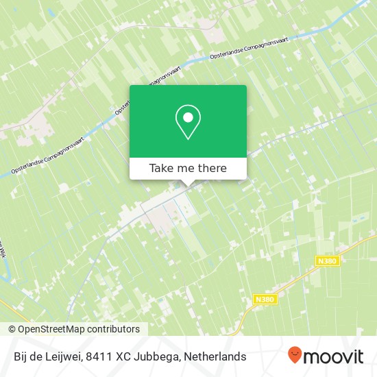 Bij de Leijwei, 8411 XC Jubbega map