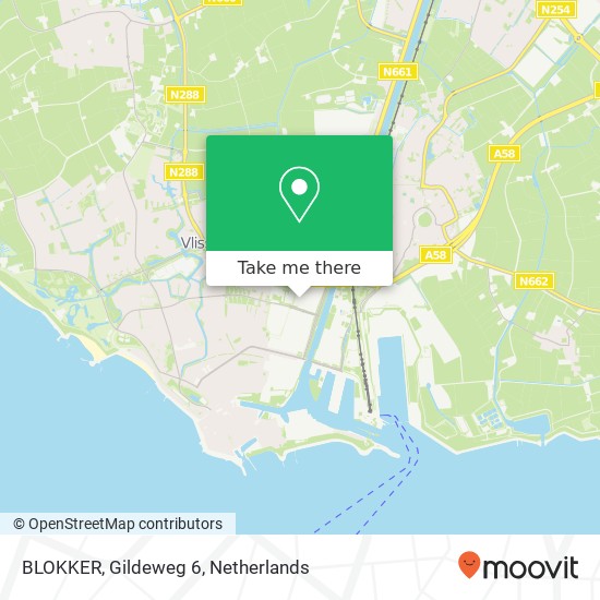 BLOKKER, Gildeweg 6 map