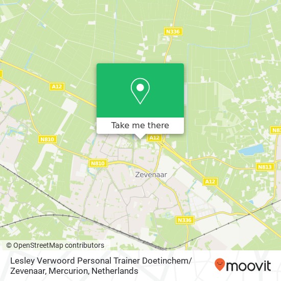 Lesley Verwoord Personal Trainer Doetinchem/ Zevenaar, Mercurion Karte