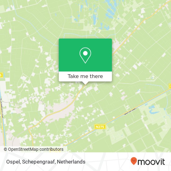 Ospel, Schepengraaf map