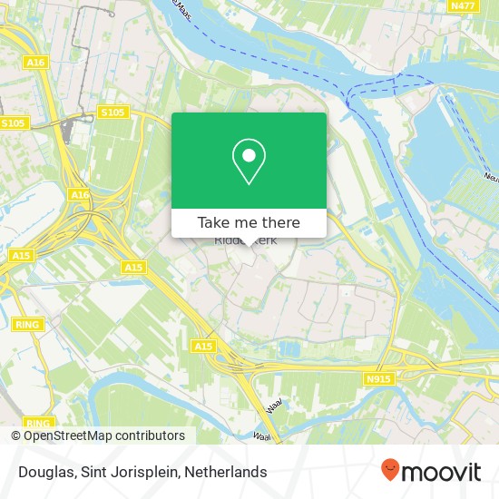 Douglas, Sint Jorisplein map