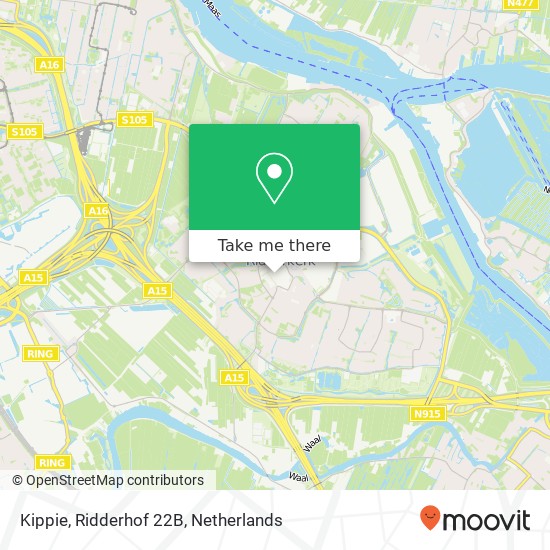 Kippie, Ridderhof 22B map