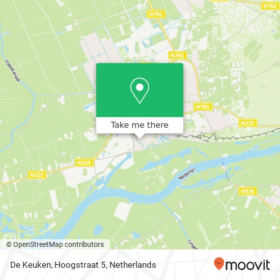 De Keuken, Hoogstraat 5 map