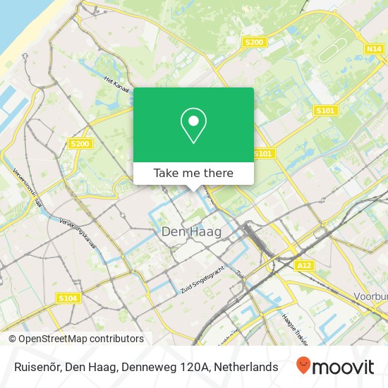 Ruisenõr, Den Haag, Denneweg 120A Karte