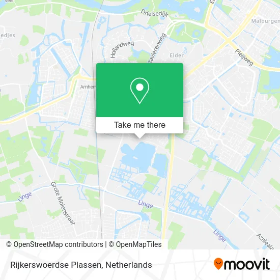 Rijkerswoerdse Plassen map