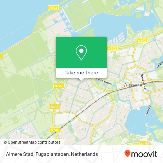 Almere Stad, Fugaplantsoen Karte