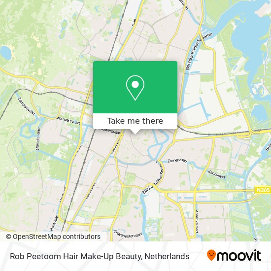 Rob Peetoom Hair Make-Up Beauty map