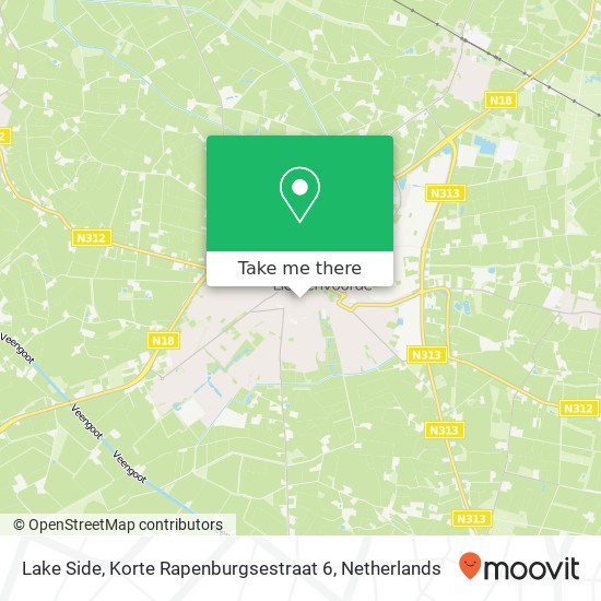 Lake Side, Korte Rapenburgsestraat 6 map