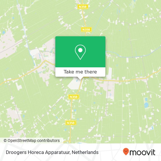 Droogers Horeca Apparatuur map