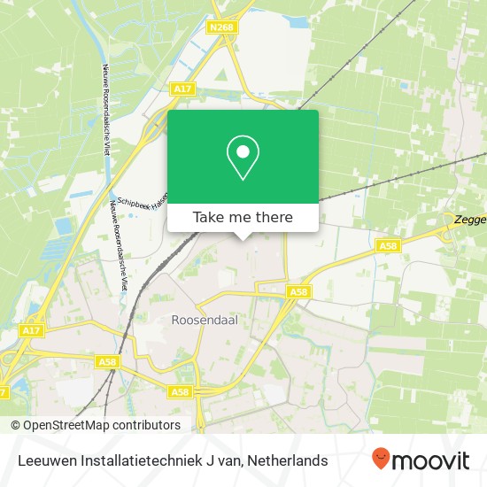 Leeuwen Installatietechniek J van map