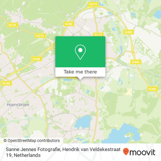 Sanne Jennes Fotografie, Hendrik van Veldekestraat 19 map