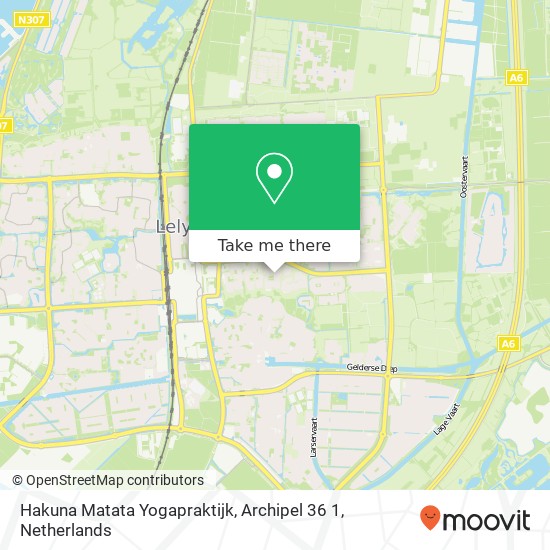 Hakuna Matata Yogapraktijk, Archipel 36 1 map