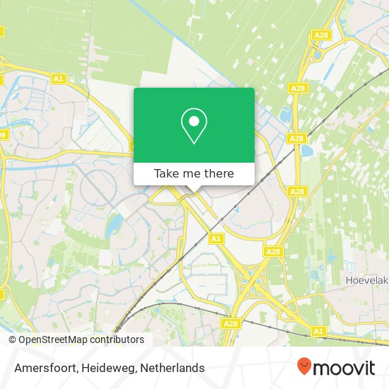 Amersfoort, Heideweg map