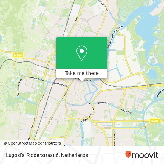 Lugosi's, Ridderstraat 6 map